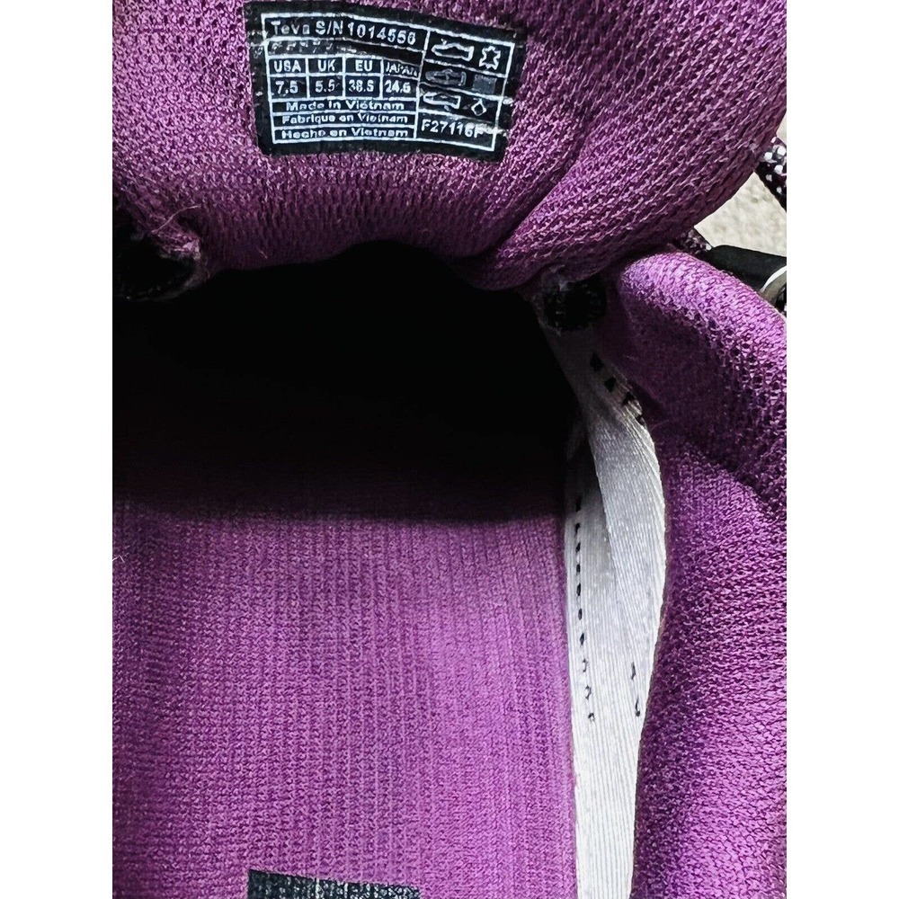 Teva Arrowood Lux Mid WP Waterproof Hiking Boots Grey Purple 1014556 Womens 7.5 - Picture 6 of 6